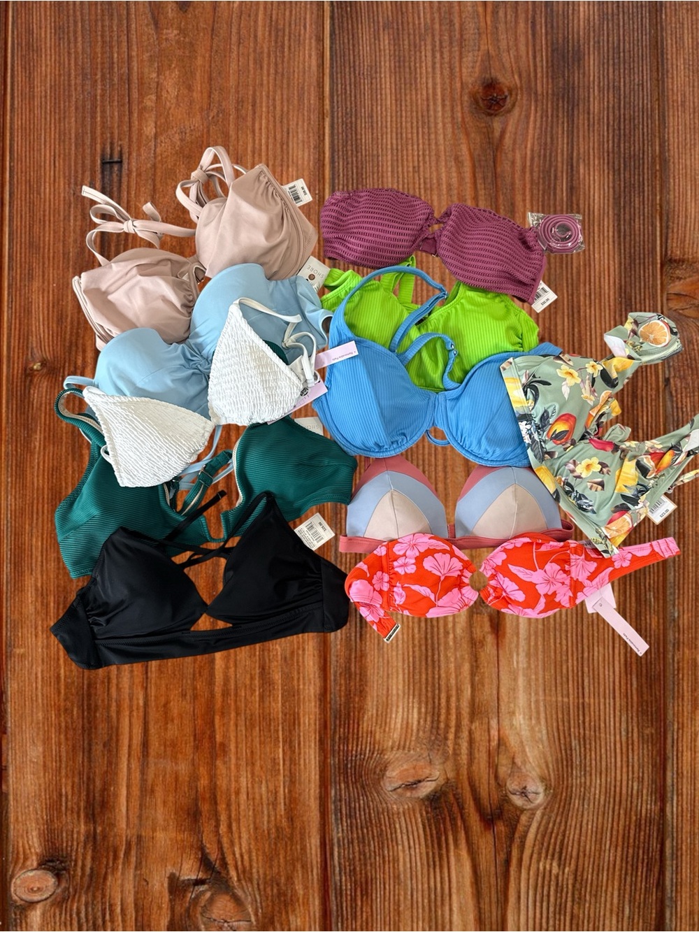 RESELLERS Women’s Bundle of Bikini Top - Unbranded-12 tops